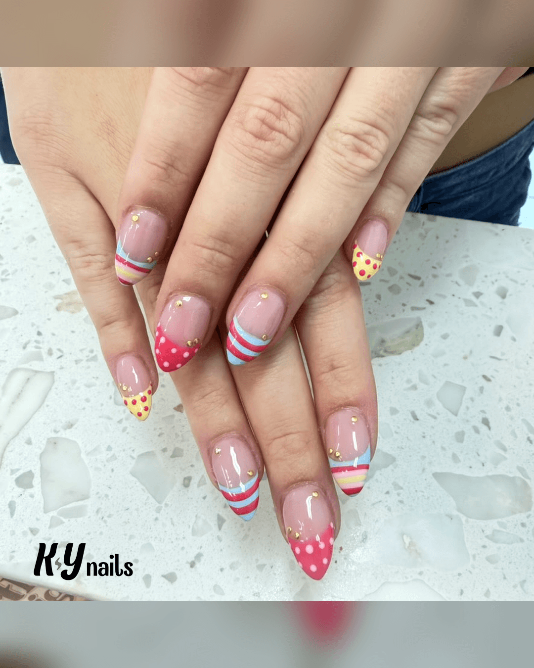 Nail design from K-Y Nails