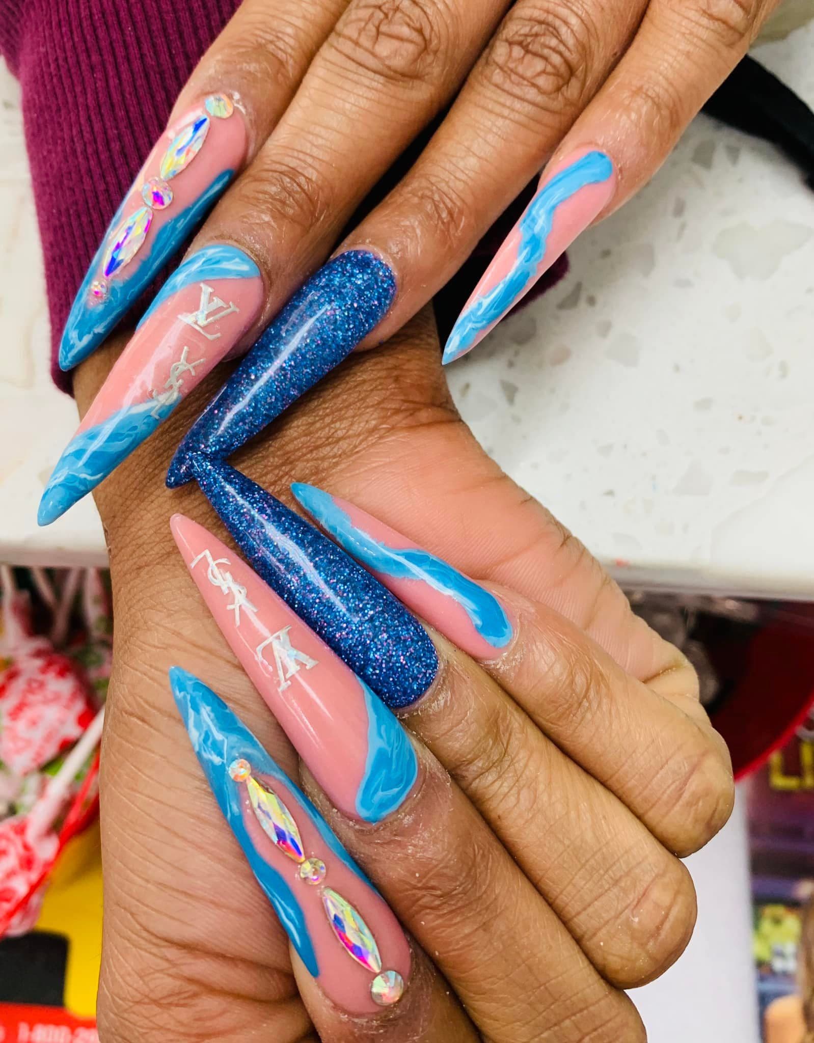 Nail design from K-Y Nails