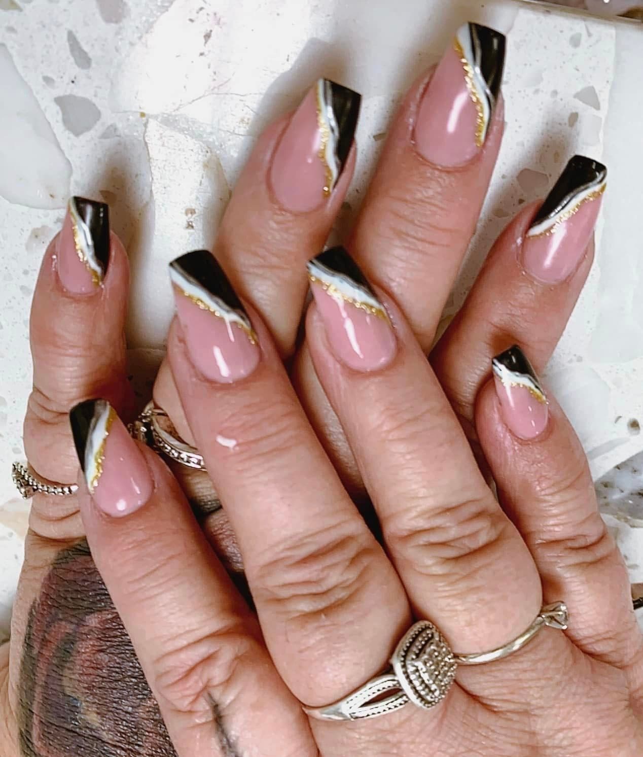 Nail design from K-Y Nails