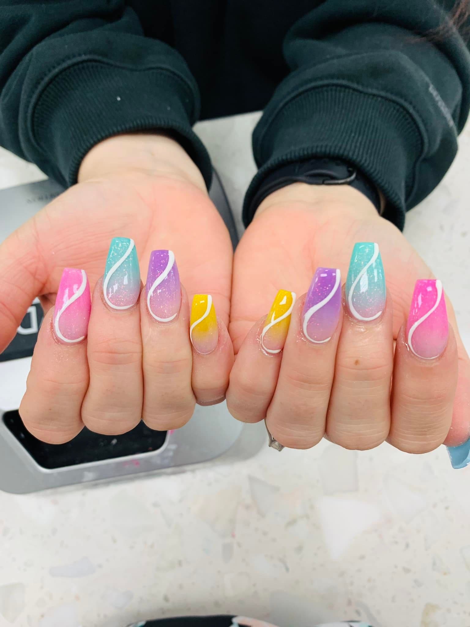 Nail design from K-Y Nails
